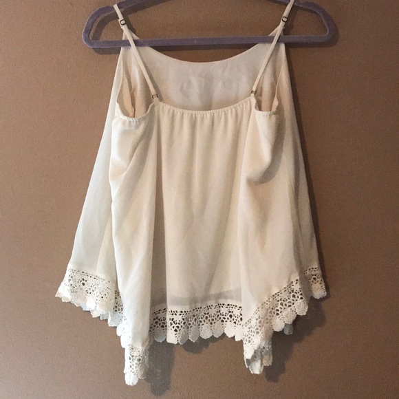 Cream Tank Top - Picture 2 of 3